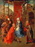 Christ Child Adored by Angels, Central Panel of the Portinari Altarpiece, c.1479-Hugo van der Goes-Giclee Print