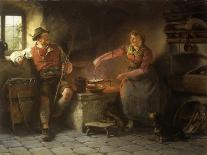 In the Kitchen, 1901-Hugo Wilhelm Kauffman-Framed Stretched Canvas