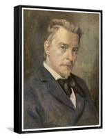 Hugo Wolf Austrian Composer-Ludwig Nauer-Framed Stretched Canvas