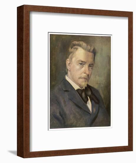 Hugo Wolf Austrian Composer-Ludwig Nauer-Framed Art Print