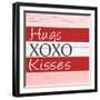 Hugs Kisses-Allen Kimberly-Framed Art Print