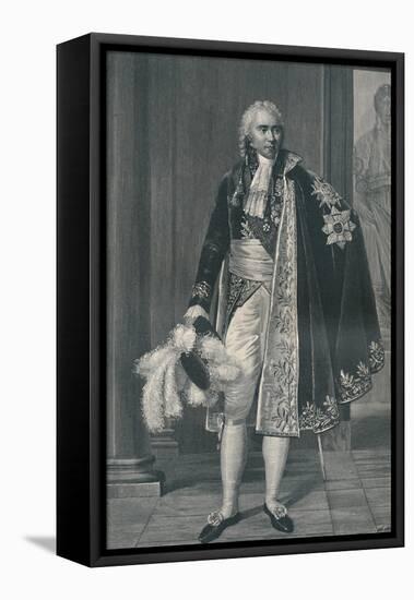 'Hugues-Bernard Maret, Duke of Bassano', c1800, (1896)-T Johnson-Framed Stretched Canvas