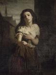 Une mendiante-Hugues Merle-Framed Stretched Canvas