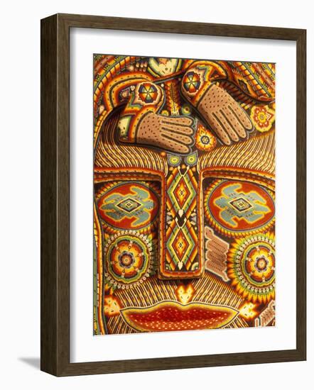 Huichol Indian Crafts Beadwork, Cabo San Lucas, Baja California Sur, Mexico-Walter Bibikow-Framed Photographic Print