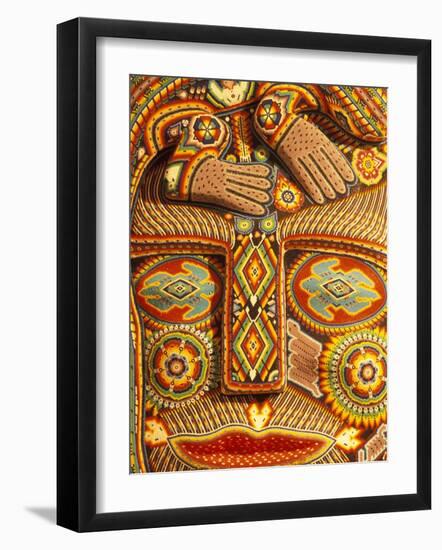 Huichol Indian Crafts Beadwork, Cabo San Lucas, Baja California Sur, Mexico-Walter Bibikow-Framed Photographic Print