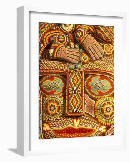 Huichol Indian Crafts Beadwork, Cabo San Lucas, Baja California Sur, Mexico-Walter Bibikow-Framed Photographic Print