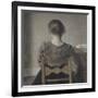 "Huile" (repos)-Vilhelm Hammershoi-Framed Giclee Print