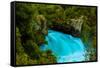 Huka Falls, Lake Taupo, North Island, New Zealand, Pacific-Laura Grier-Framed Stretched Canvas