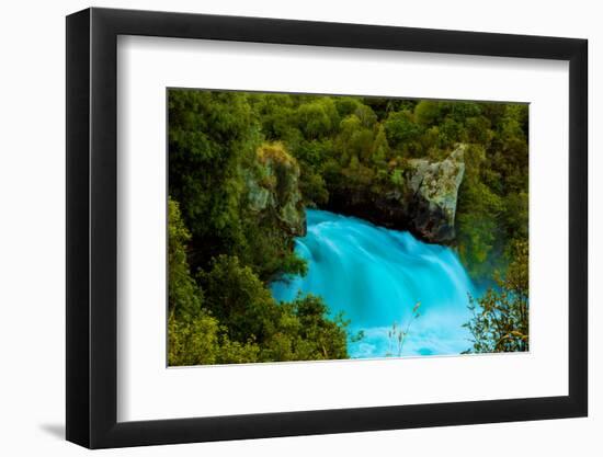 Huka Falls, Lake Taupo, North Island, New Zealand, Pacific-Laura Grier-Framed Photographic Print