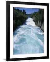 Hukanui, the Huka Falls on the Waikato River, North Island of New Zealand, Pacific-Jeremy Bright-Framed Photographic Print