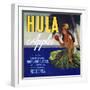 Hula Apples Fruit Crate Label-null-Framed Giclee Print