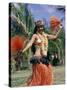 Hula Dance in Kapiolani Park, Waikiki, Hawaii, Hawaiian Islands, USA-Ursula Gahwiler-Stretched Canvas