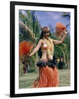 Hula Dance in Kapiolani Park, Waikiki, Hawaii, Hawaiian Islands, USA-Ursula Gahwiler-Framed Photographic Print