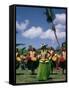 Hula Dance, Waikiki, Hawaii, Hawaiian Islands, Pacific, USA-Ursula Gahwiler-Framed Stretched Canvas