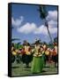 Hula Dance, Waikiki, Hawaii, Hawaiian Islands, Pacific, USA-Ursula Gahwiler-Framed Stretched Canvas