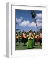 Hula Dance, Waikiki, Hawaii, Hawaiian Islands, Pacific, USA-Ursula Gahwiler-Framed Photographic Print