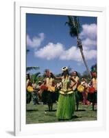 Hula Dance, Waikiki, Hawaii, Hawaiian Islands, Pacific, USA-Ursula Gahwiler-Framed Photographic Print