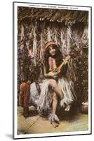 Hula Dancer, Hawaii-null-Mounted Art Print