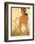 Hula Dancer, Royal Hawaiian Hotel Menu Cover c.1950s-John Kelly-Framed Art Print