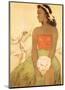 Hula Dancer, Royal Hawaiian Hotel Menu Cover c.1950s-John Kelly-Mounted Art Print