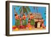 Hula Dancers, Hawaii-null-Framed Art Print