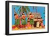 Hula Dancers, Hawaii-null-Framed Art Print