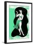 Hula Girl-null-Framed Art Print