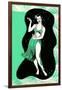 Hula Girl-null-Framed Art Print