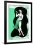 Hula Girl-null-Framed Art Print