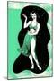 Hula Girl-Found Image Press-Mounted Giclee Print