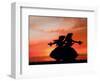 Hula Sisters: Hawaiian Hula Dancers at Sunset-Randy Jay Braun-Framed Art Print