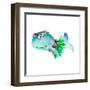 Hula Whale-Lanie Loreth-Framed Art Print