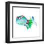 Hula Whale-Lanie Loreth-Framed Art Print