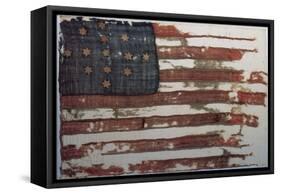 Hulbert Flag, Early U.S. Flag, 1776-Science Source-Framed Stretched Canvas