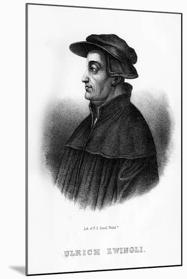 Huldrych Zwingli, Swiss Theologian-null-Mounted Giclee Print