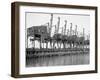 Hulett Clam Shell Hoists, Cleveland, Ohio-null-Framed Photo