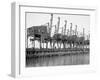 Hulett Clam Shell Hoists, Cleveland, Ohio-null-Framed Photo