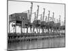 Hulett Clam Shell Hoists, Cleveland, Ohio-null-Mounted Photo