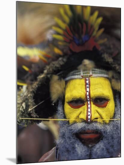 Huli Wigman, Tari, Papua New Guinea, Oceania-Michele Westmorland-Mounted Photographic Print