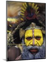 Huli Wigman, Tari, Papua New Guinea, Oceania-Michele Westmorland-Mounted Photographic Print