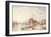 Hulk in Falmouth Harbour-Clarkson R.A. Stanfield-Framed Giclee Print