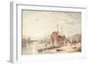 Hulk in Falmouth Harbour-Clarkson R.A. Stanfield-Framed Giclee Print