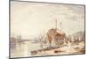 Hulk in Falmouth Harbour-Clarkson R.A. Stanfield-Mounted Giclee Print