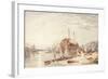 Hulk in Falmouth Harbour-Clarkson R.A. Stanfield-Framed Giclee Print