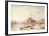 Hulk in Falmouth Harbour-Clarkson R.A. Stanfield-Framed Giclee Print