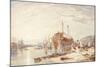 Hulk in Falmouth Harbour-Clarkson R.A. Stanfield-Mounted Giclee Print