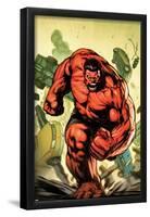 Hulk No.30.1 Cover: Rulk Charging-Gabriel Hardman-Framed Poster