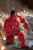 Hulk: Red Hulk Must Have Hulk No.1 Cover: Hulk-Daniel Acuna-Lamina Framed Poster