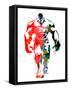 Hulk Watercolor I-Jack Hunter-Framed Stretched Canvas