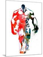 Hulk Watercolor I-Jack Hunter-Mounted Art Print